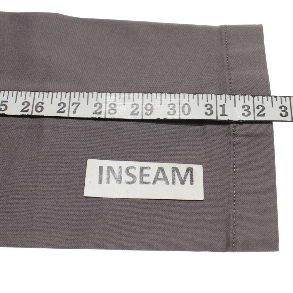 Hilti NWT Tilo I Slim Straight Chinos / Casual Pants Size 48 (US 32) Gray Cotton